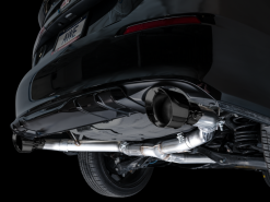 AWE Tuning 22+ Honda Civic Si/Acura Integra Track Edition Catback Exhaust - Dual Diamond Black Tips - Image 4