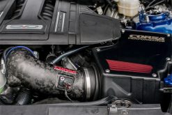 Alternative view of Corsa 18-23 Ford Mustang GT 5.0L V8 Forged Carbon Fiber Air Intake w/ DryTech 3D No Oil