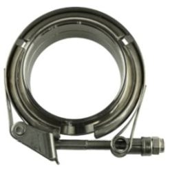 Alternative view of Turrbosmart 304SS 3.0in V-Band Coupling Kit