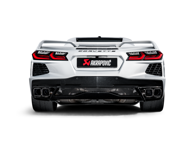 Akrapovic 2020 Chevrolet Corvette Stingray (C8) OPF/GPF Slip-On Line (Titanium) w/ Titanium Tips - Image 2