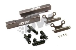 Alternative view of DeatschWerks 02+ Subaru WRX / 07+ STI/LGT Top Feed Fuel Rail Upgrade Kit w/ 2200cc Injectors