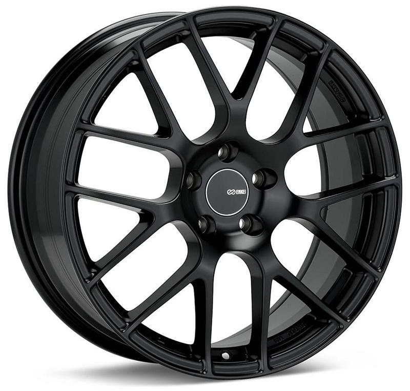 Enkei Raijin 19x8 32mm Offset 5x120 Bolt Pattern 72.6 Hub Bore Black Wheel - Image 2