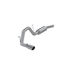 Alternative view of MBRP 2004-2006 Nissan Titan 5.6L EC/CC Cat Back Single Side