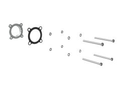 Alternative view of aFe 15-19 Subaru Outback H6 3.6L Silver Bullet Throttle Body Spacer Kit