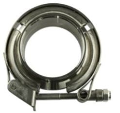 Alternative view of Turrbosmart 304SS 2.25in V-Band Coupling Kit