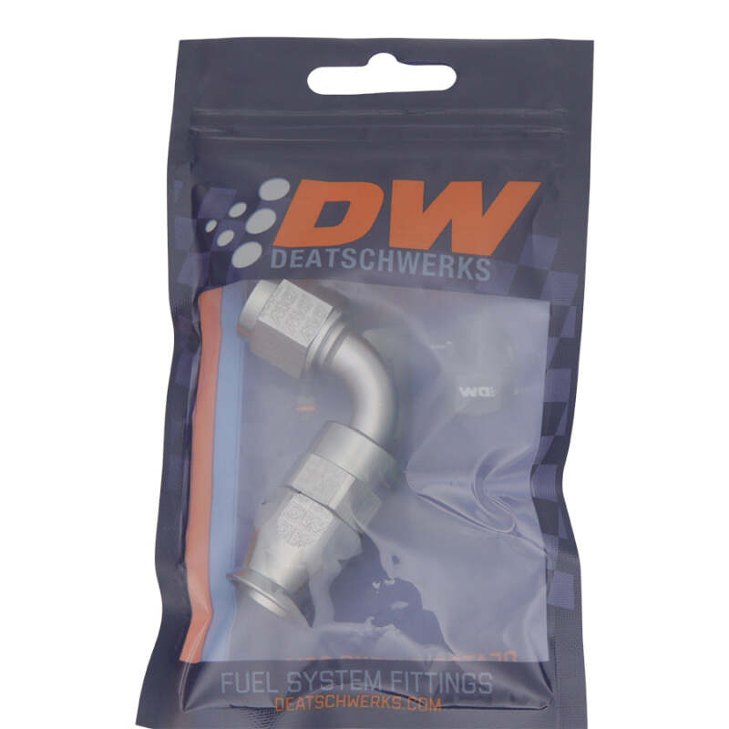 DeatschWerks 6AN Female Swivel 90-Degree Hose End PTFE (Incl. 1 Olive Insert) - Image 3
