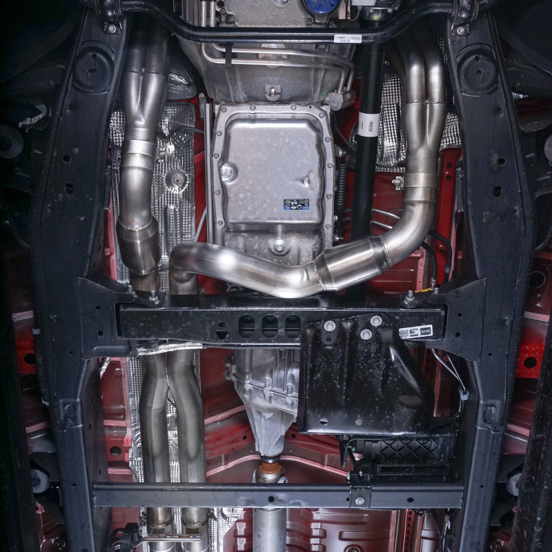 Stainless Works 2019+ Chevrolet Silverado 5.3/6.2 Catted Headers 1-7/8in Primaries 3in Leads X-Pipe - Image 12