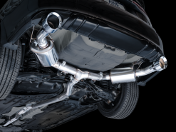Alternative view of AWE Tuning 22+ Honda Civic Si/Acura Integra Touring Edition Catback Exhaust - Dual Chrome Silver Tip