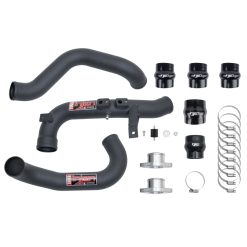 Alternative view of Injen 22-23 Honda/Acura Civic/Si/Integra 1.5L Turbo Aluminum Intercooler Pipe Kit - Wrinkle Black