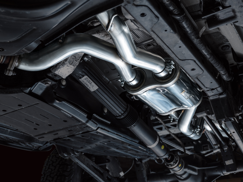 AWE Tuning 22-24 Ford Bronco Raptor 4WD Dual BashGuards Cat-Back SwitchPath Exhaust (No Tips) - Image 7