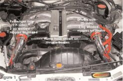 Injen 90-96 Nissan 300Z V6 3.0L Black IS Short Ram Cold Air Intake Pipes (Pipes Only) - Image 4
