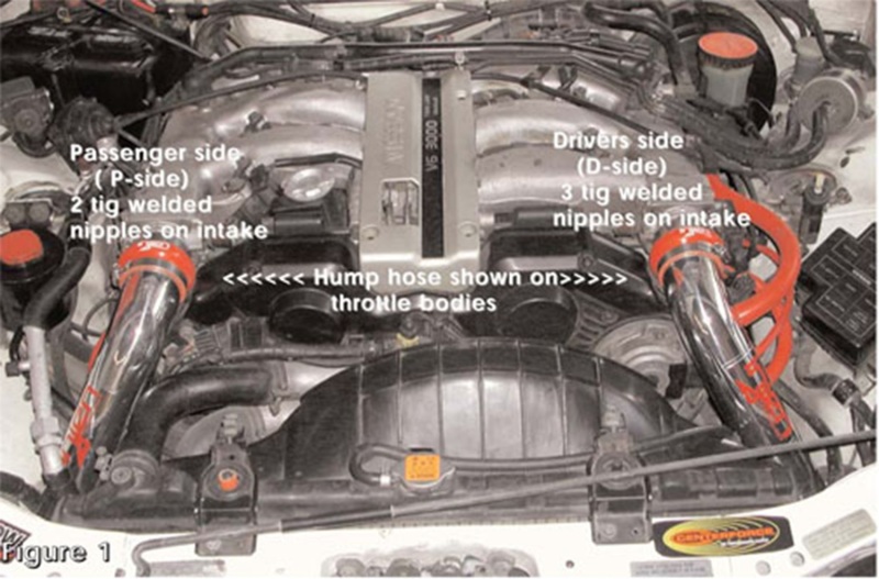 Injen 90-96 Nissan 300Z V6 3.0L Black IS Short Ram Cold Air Intake Pipes (Pipes Only) - Image 4