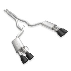 Stainless Works 2020 Ford GT500 Redline Catback X-Pipe Exhaust Factory Connect - Black Tips - Image 10