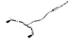 Alternative view of Borla 2023 Integra/22-23 Civic Si 1.5L 4 CYL. MT FWD 4DR 2.50in S-Type Catback Exhaust Black Chrome