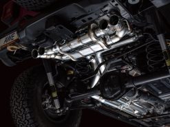 Alternative view of AWE 21+ Wrangler 392 Switchpath Cat-Back Exhaust- Quad BashGuards