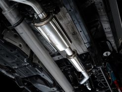 AWE Exhaust for 4th Gen Toyota Tacoma Dual Diamond Black Tips - Image 5