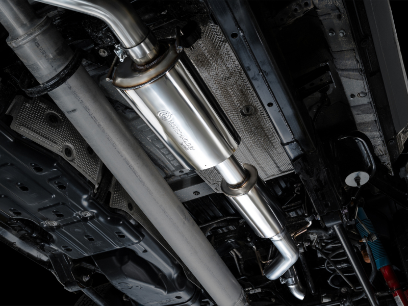 AWE Exhaust for 4th Gen Toyota Tacoma Dual Diamond Black Tips - Image 5
