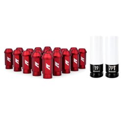 Mishimoto Aluminum Locking Lug Nuts 1/2 X 20 23pc Set Red - Image 2