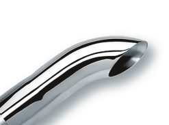 Borla Universal Polished Tip Single Round Turndown/Turnout (inlet 3in. Outlet 3in) *NO Returns* - Image 3
