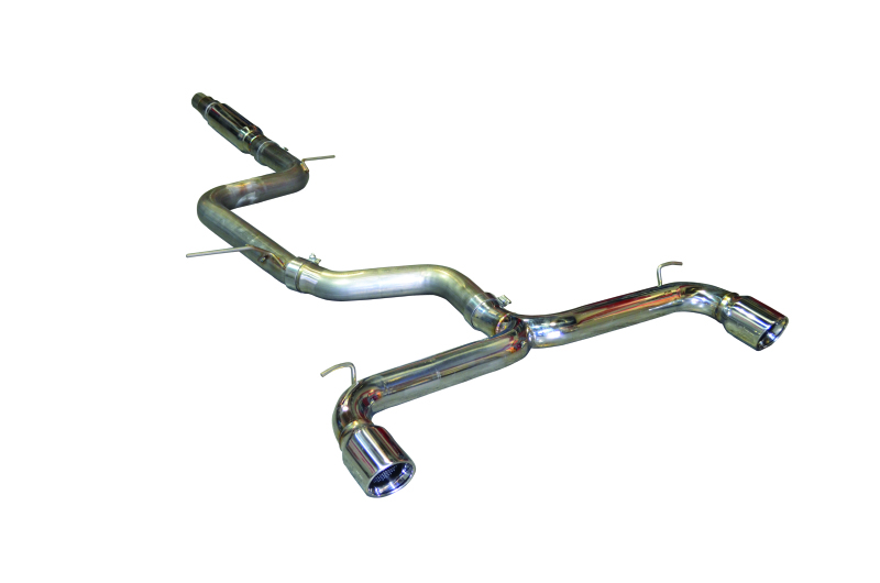Injen 15-17 Volkswagen GTI 3in Cat-Back Stainless Steel Exhaust w/ Dual Polished Tips - Image 2