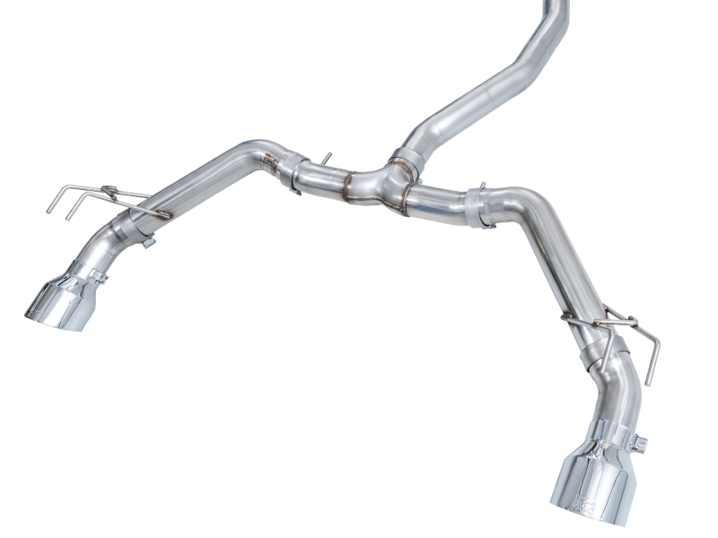 AWE Tuning 22+ Honda Civic Si/Acura Integra Track Edition Catback Exhaust - Dual Chrome Silver Tips - Image 9