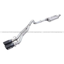 aFe Rebel Series 3in Stainless Steel Cat-Back Exhaust System w/Polished Tips 07-14 Toyota FJ Cruiser - Image 2