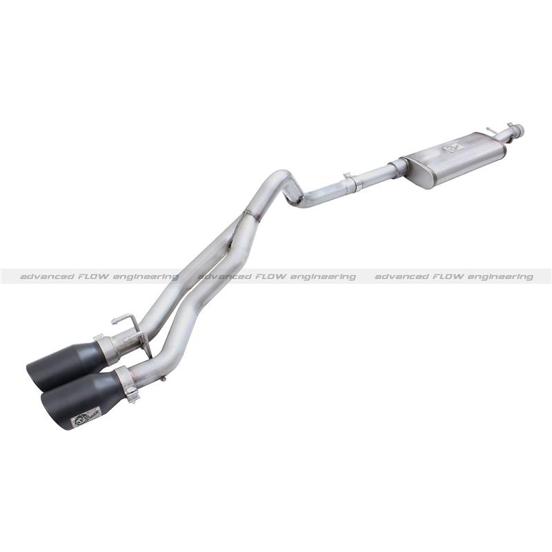 aFe Rebel Series 3in Stainless Steel Cat-Back Exhaust System w/Polished Tips 07-14 Toyota FJ Cruiser - Image 2