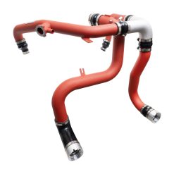 Injen 21-23 Ford Bronco 2.7L V6 (TT) EcoBoost SES Intercooler Pipes - Wrinkle Red - Image 4