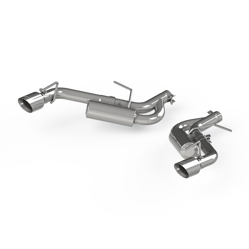 MBRP 16-19 Chevrolet Camaro 2.5in Aluminum Non NPP Axle Back Exhaust System - 4in Dual Wall Tips - Image 2