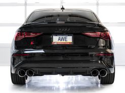 Alternative view of AWE 22-24 Audi 8Y S3 Track Edition Exhaust  - Chrome Silver Tips