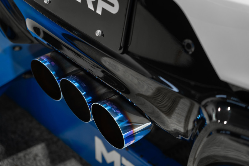 MBRP 2024+ Acura Integra Type-R T304 SS 3in Cat-Back Triple Center Outlet Exhaust w/Burnt Tips - Image 4