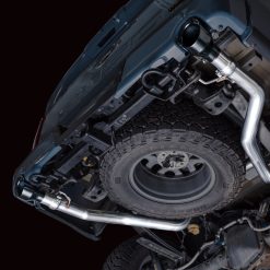 AWE Tuning 2021+ Ford F-150 Tremor (w/ Bumper Cutouts) 0FG Non-Resonated Catback -Diamond Black Tips - Image 3
