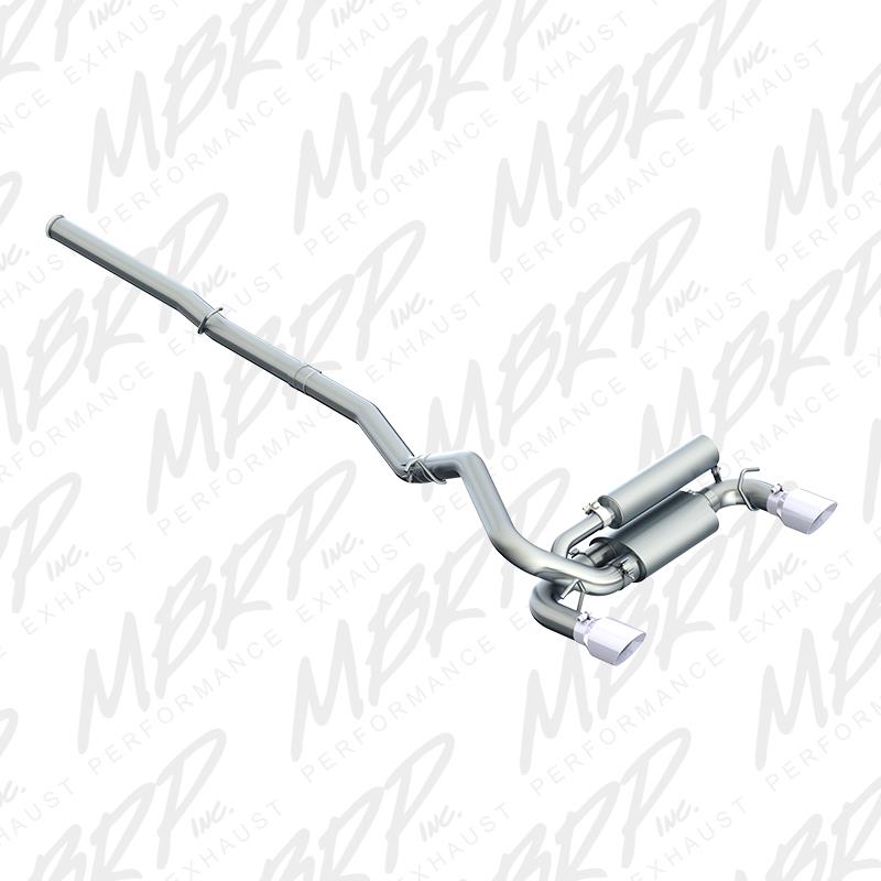 MBRP 2016+ Ford Focus RS 3in Dual Outlet Cat-Back Exhaust T409 SS - Image 3