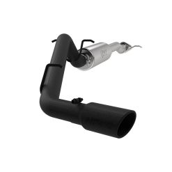 MBRP 17+ Chevrolet Colorado 2.5L/3.6L 3in Cat Back Single Side Exit w/ 4in Tip - Back Coated - Image 3
