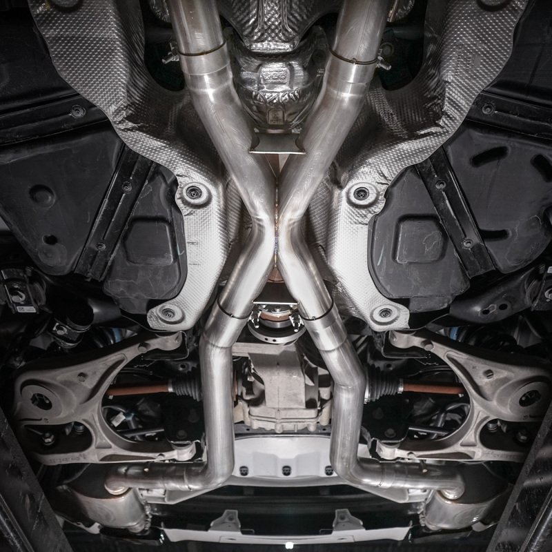 Stainless Works 11-20 Jeep Grand Cherokee 5.7L 3in Redline Catback Exhaust w/X-Pipe (Uses OEM Tips) - Image 10