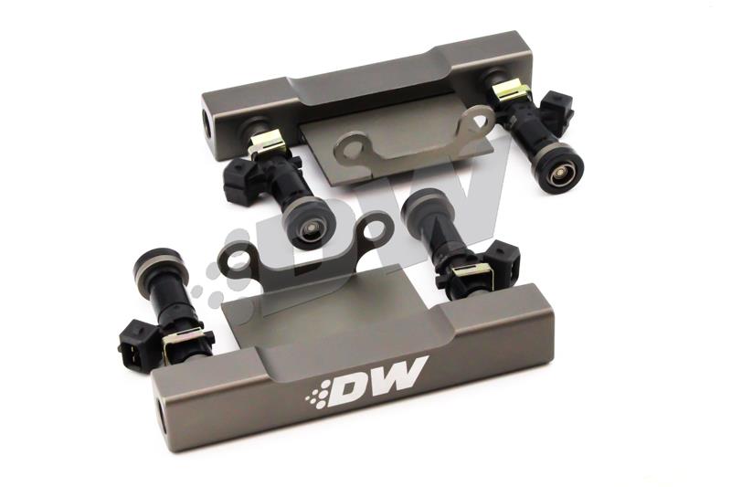 DeatschWerks 04-06 Subaru STI/LGT Side Feed to Top Feed Fuel Rail Conv Kit w/ 1200cc Injectors - Image 3
