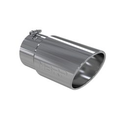 Alternative view of MBRP Universal Tip 6 O.D. Angled Rolled End 5 inlet 12 length