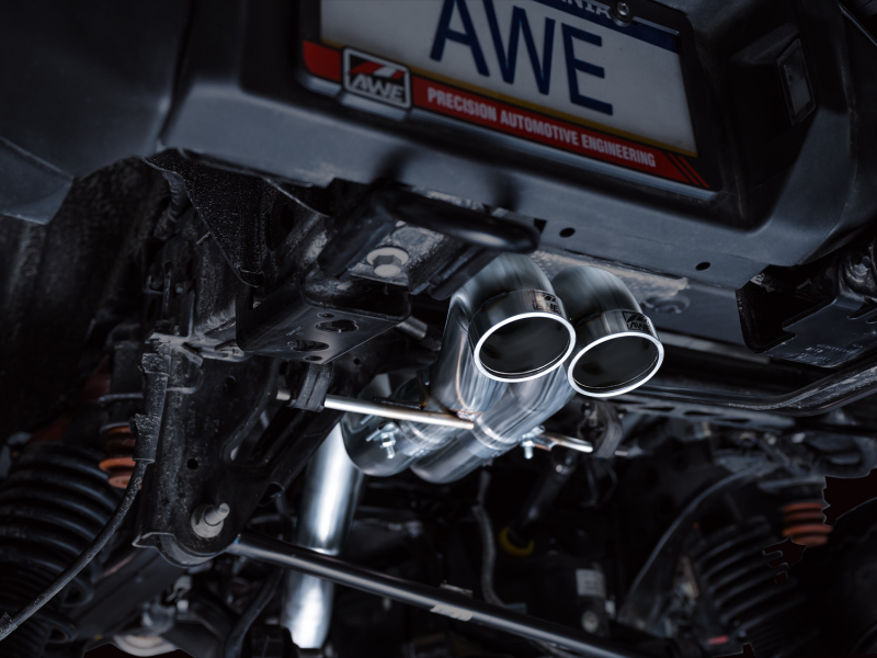AWE Tuning 22-24 Ford Bronco Raptor 4WD Dual BashGuards Cat-Back SwitchPath Exhaust (No Tips) - Image 4
