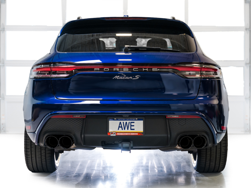 AWE Tuning 2022+ Porsche Macan 2.9TT Touring Edition Catback Exhaust w/ Diamond Black Tips - Image 3