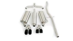 Corsa 98-03 Cadillac Seville 4.6L 2.5in Cat-Back Dual Rear w Twin 35in Black Pro-Series Tips - Image 2