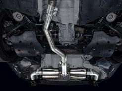 AWE 19-23 BMW 330i / 21-23 BMW 430i Base G2X Touring Axle Back Exhaust - Diamond Black - Image 3