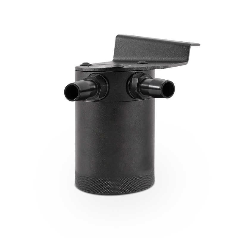 Mishimoto 19+ Ford Ranger Baffled Oil Catch Can Kit - Black - Image 2