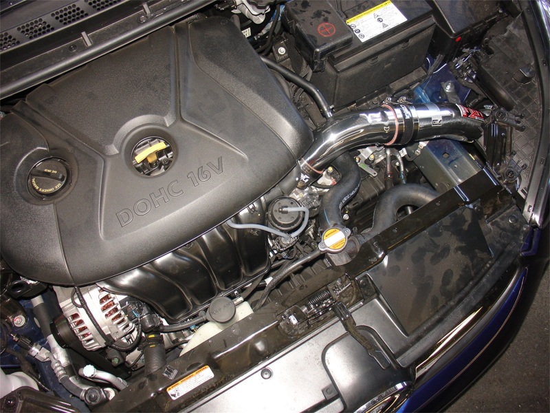 Injen 11-12 Hyundai Elantra 1.8L 4cyl Polished Tuned C/A Intake w/MR Tech & Web Nano-Fiber Filter - Image 4