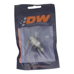 Alternative view of DeatschWerks 6AN Male Flare to 1/4in Female EFI Quick Connect Adapter