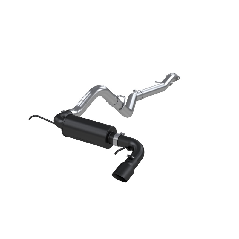 MBRP 2021+ Ford Bronco 2.3L/2.7L EcoBoost 3in Black Aluminized Catback Exhaust - Image 2