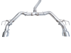AWE Tuning 22+ Honda Civic Si/Acura Integra Track Edition Catback Exhaust - Dual Chrome Silver Tips - Image 10