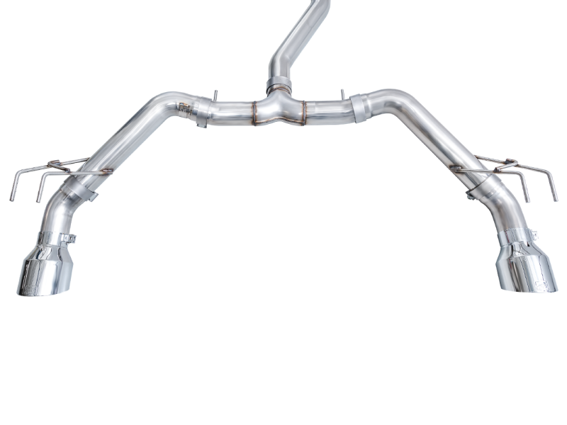 AWE Tuning 22+ Honda Civic Si/Acura Integra Track Edition Catback Exhaust - Dual Chrome Silver Tips - Image 10