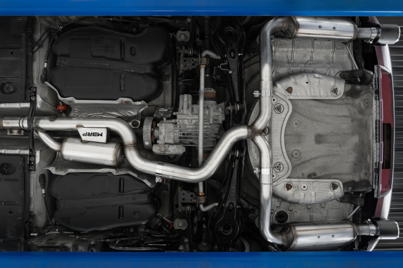 MBRP 17-19 VW Golf Sportwagen/Alltrack 1.8T T304SS 3in Cat-Back 2.5in Dual Split Rear w/ SS Tips - Image 6