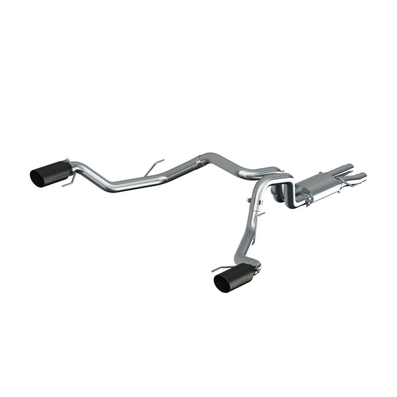 MBRP 17-20 Ford F-150 Raptor 3.5L Ecoboost Dual Rear Exit T409 3in Resonater Back Exhaust System - Image 3