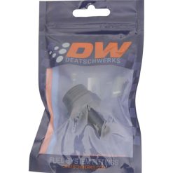 Alternative view of DeatschWerks 10AN ORB Male to 3/8in Male Barb Fitting - Anodized Matte Black
